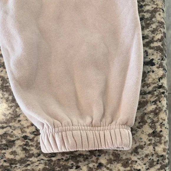 Cream Cozy Fleece Joggers - Picture 5 of 5